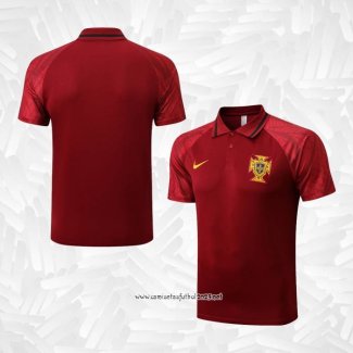 Camiseta Polo del Portugal 2022-2023 Rojo