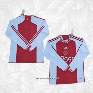 Camiseta 1ª Ajax 2023-2024 Manga Larga