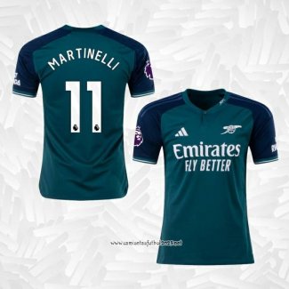 Camiseta 3ª Arsenal Jugador Martinelli 2023-2024