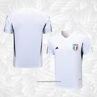 Camiseta de Entrenamiento Italia 2023-2024 Blanco