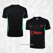 Camiseta de Entrenamiento Manchester United 2023-2024 Negro