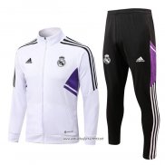 Chandal de Chaqueta del Real Madrid 2022-2023 Blanco y Purpura