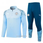 Chandal de Sudadera del Manchester City 2023-2024 Azul